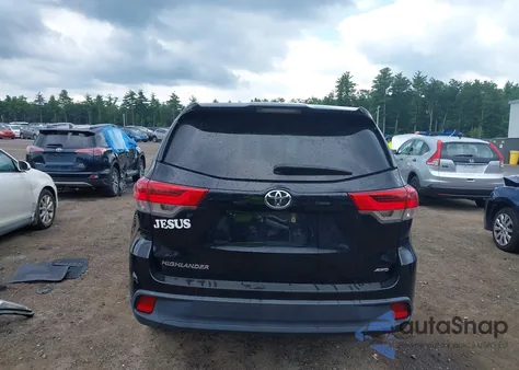 2018 Toyota Highlander Le из США, поврежденный, VIN 5TDBZRFHXJS488260